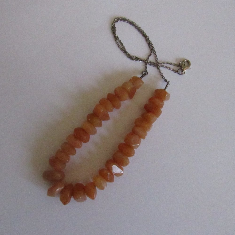 Peach Aventurine Necklace